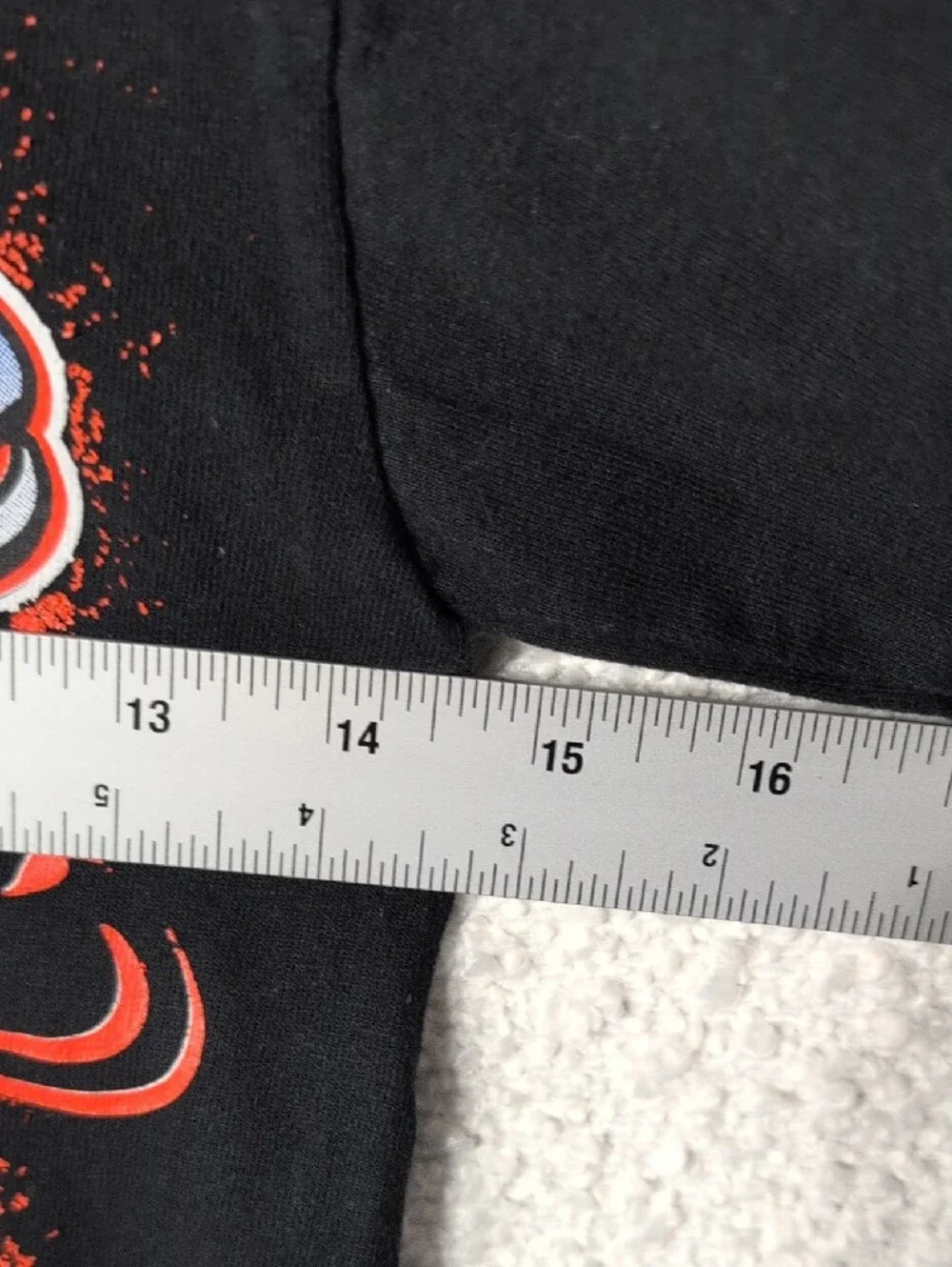 Vtg Denver Broncos Kids Black Graphic Tee Medium